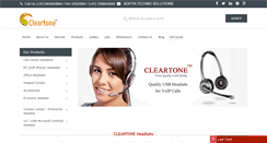 Desktop Screenshot of cleartone.in