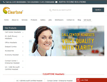 Tablet Screenshot of cleartone.in